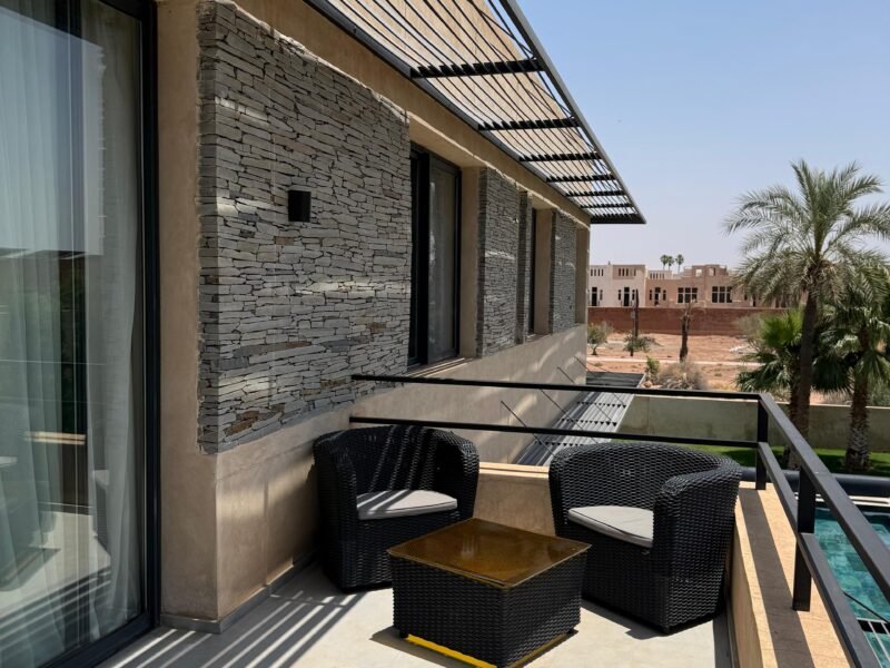 Villa sur le Golf d'Amelkis – Vue Atlas & Piscine privée