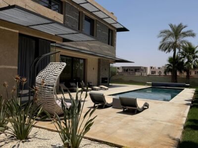 Villa sur le Golf d'Amelkis – Vue Atlas & Piscine privée