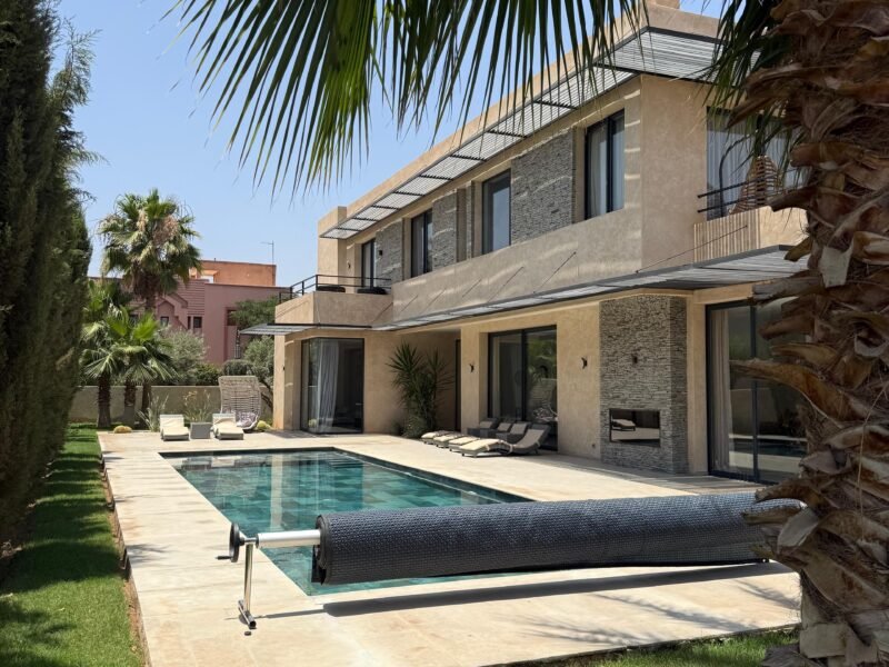 Villa sur le Golf d'Amelkis – Vue Atlas & Piscine privée