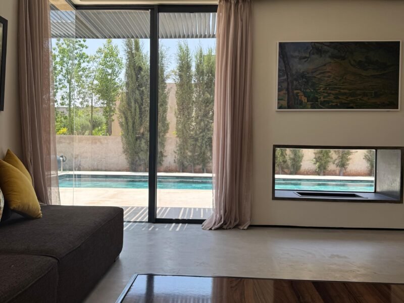 Villa sur le Golf d'Amelkis – Vue Atlas & Piscine privée